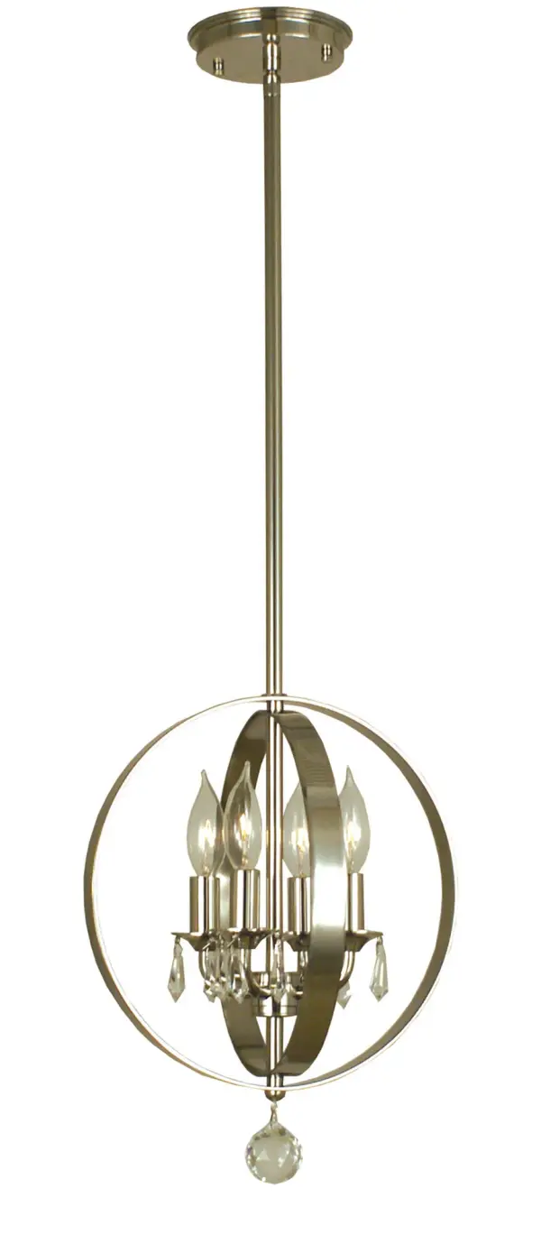 Constellation 4-Light Pendant in Polished Nickel - Image 1