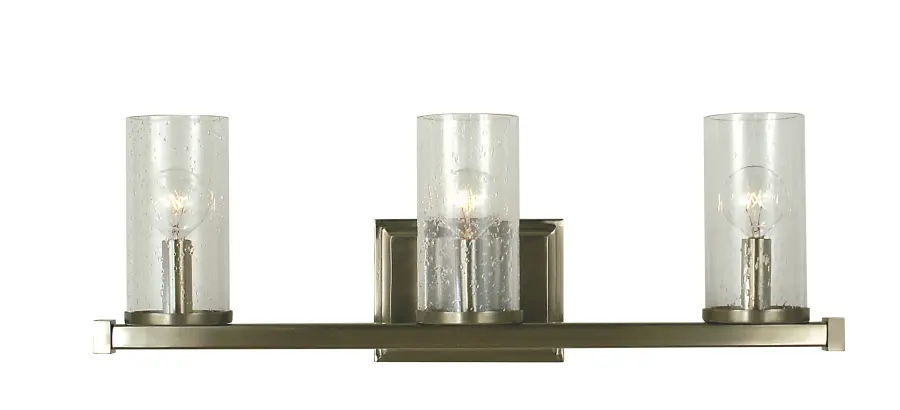 Three Light Wall Sconce in Matte Black