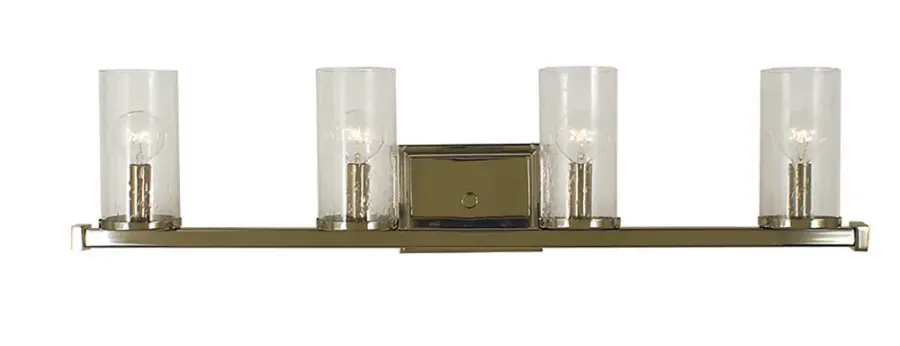 Compass 4-Light Polished Nickel Sconce