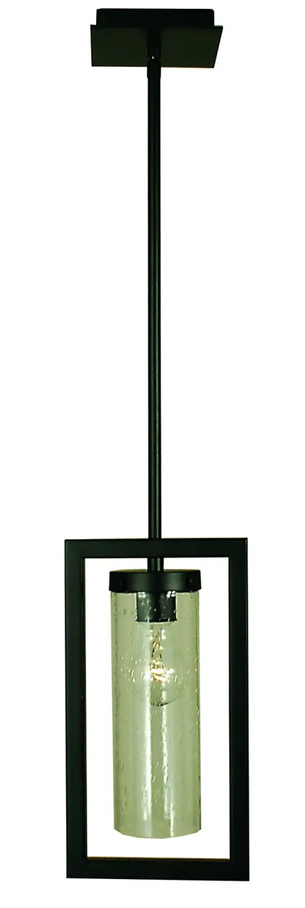 Theorem Matte Black Pendant Light