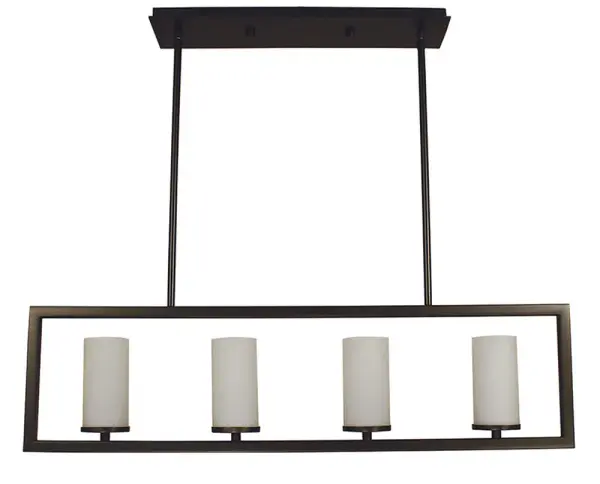 Theorem 4-Light Island Chandelier in Mahogany Bronze
