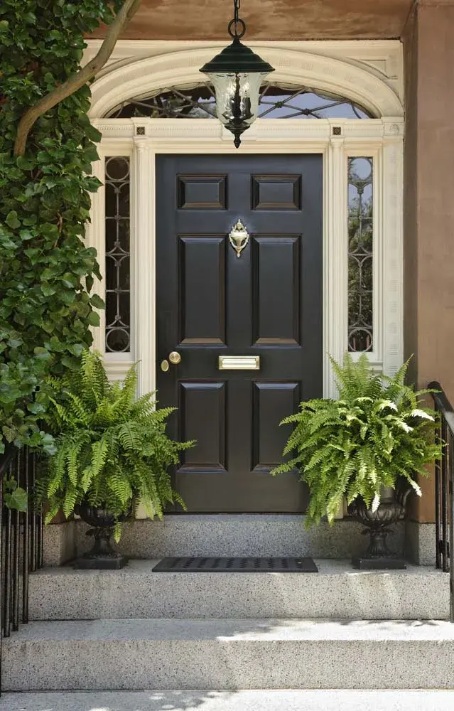 Hartford 3-Light Outdoor Ceiling Mount in Charcoal - Image 2