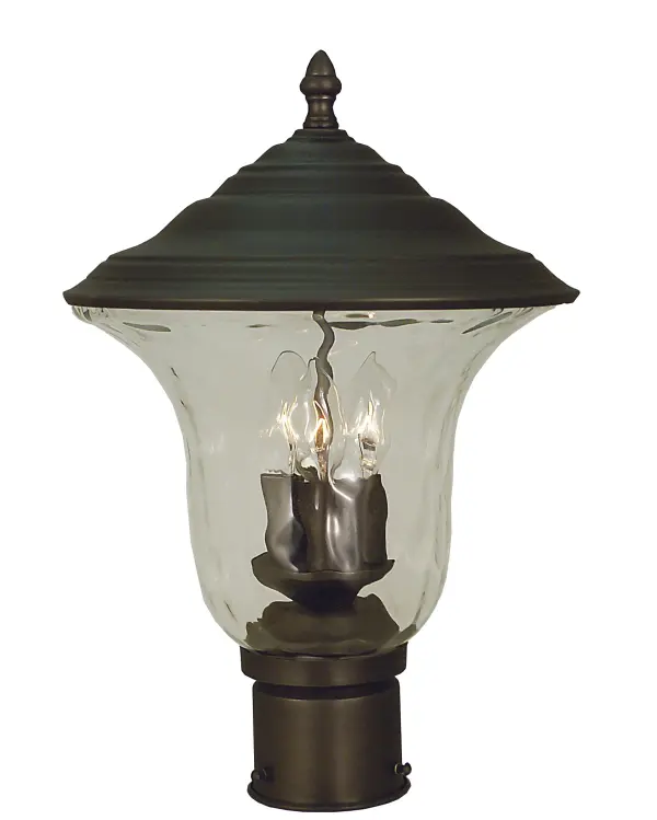 Mottled glass is combined with all brass components. Every Framburg lighting product is hand made in the USA.