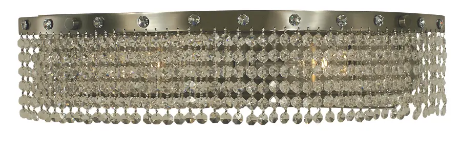 Crystal Strand Two Light Wall Sconce