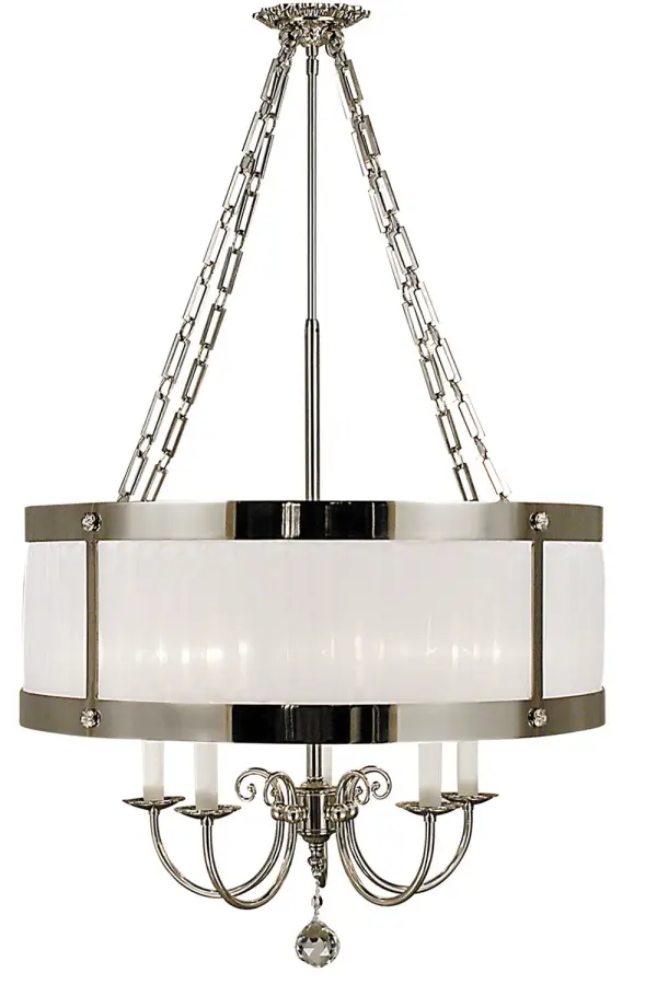 Astor 5-Light Dining Chandelier in Polished Silver