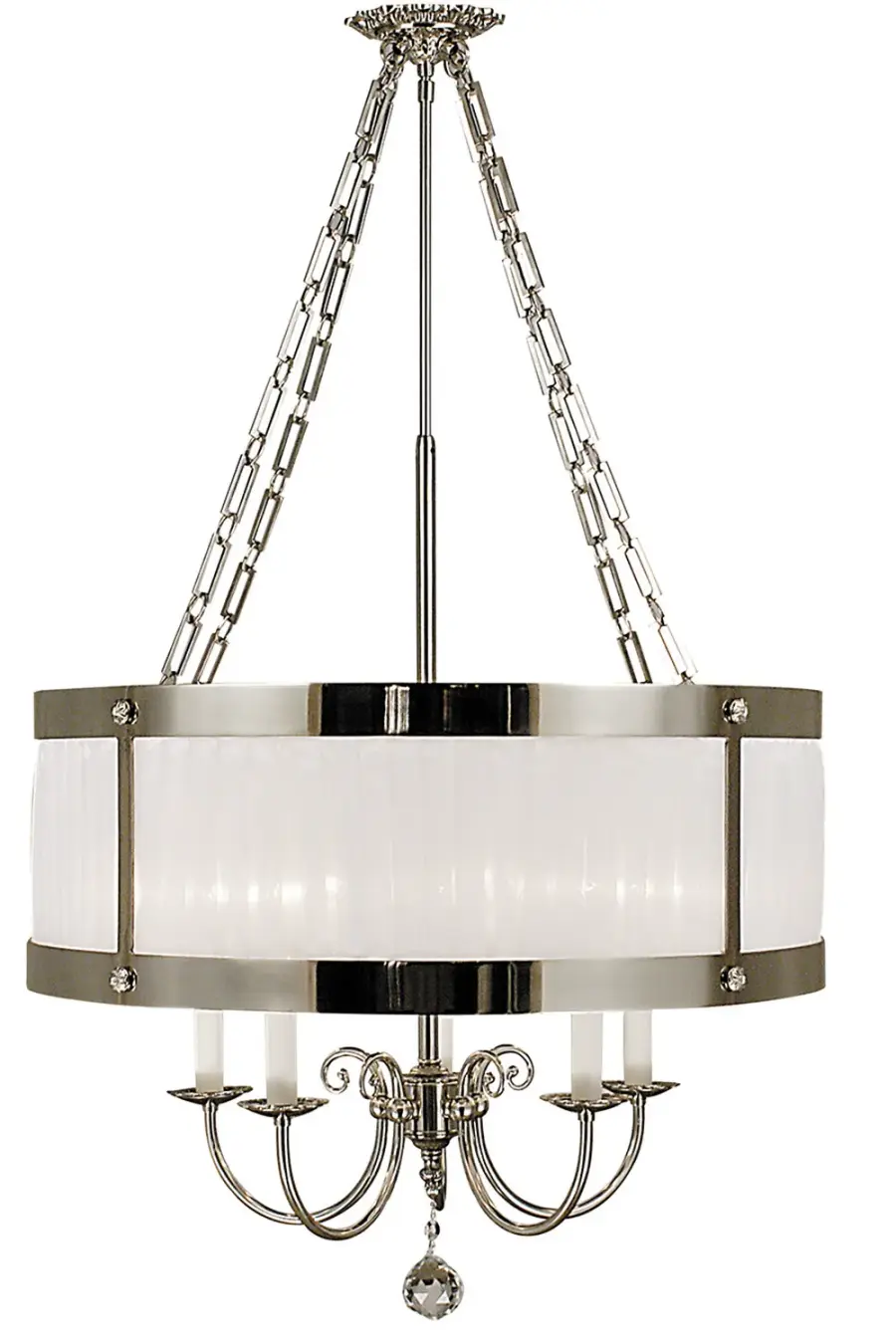 Astor 5-Light Dining Chandelier in Polished Silver