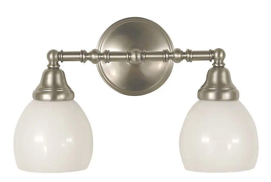 Two Light Wall Sconce in Antique Brass