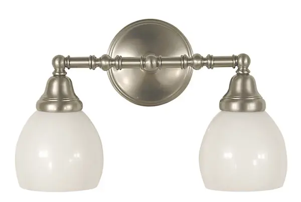 Sheraton 2-Light Brushed Nickel Sconce