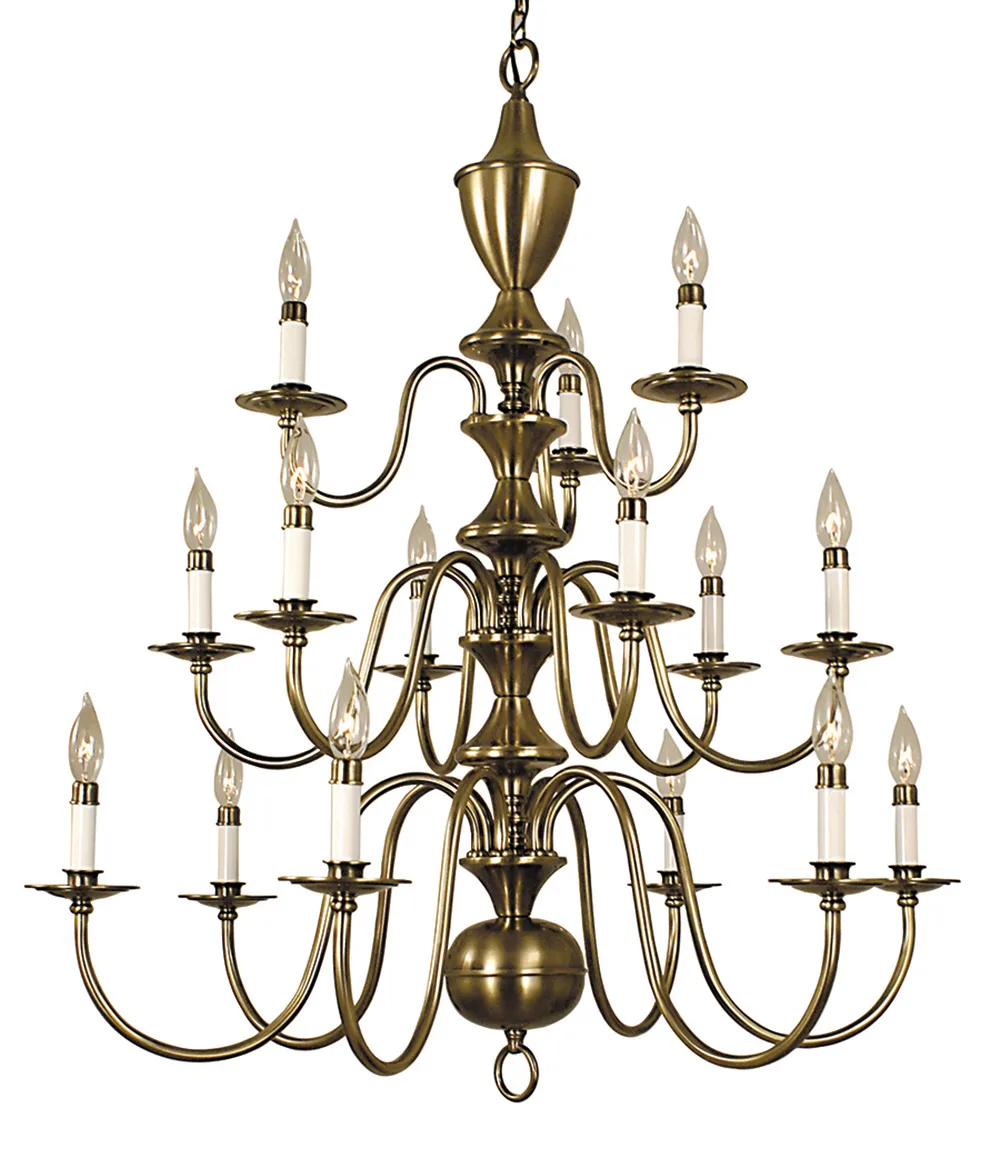 Jamestown 15-Light Foyer Chandelier