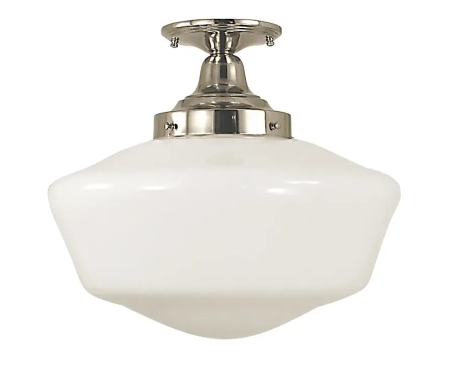 Taylor Polished Silver Flush Mount