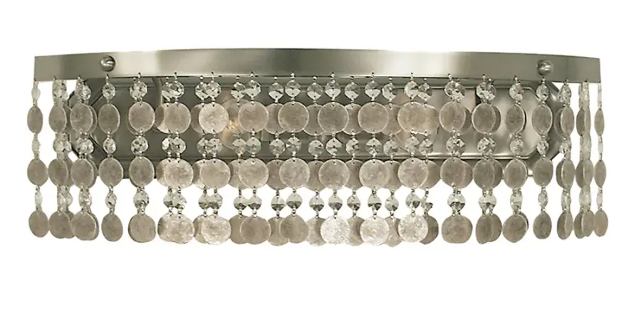Naomi 2-Light Brushed Nickel Sconce