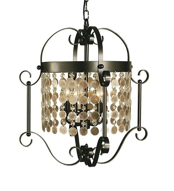 Naomi 5-Light Dining Chandelier in Mahogany Bronze - Image 1