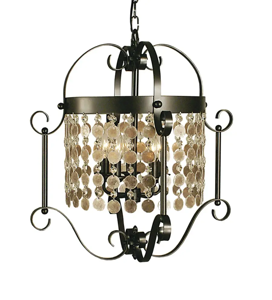 Naomi 5-Light Dining Chandelier in Mahogany Bronze - Image 1