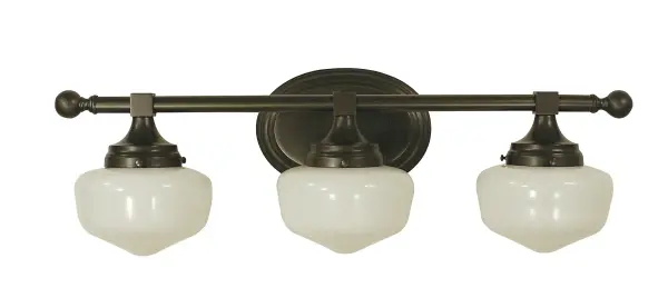Three Light Wall Sconce in Matte Black