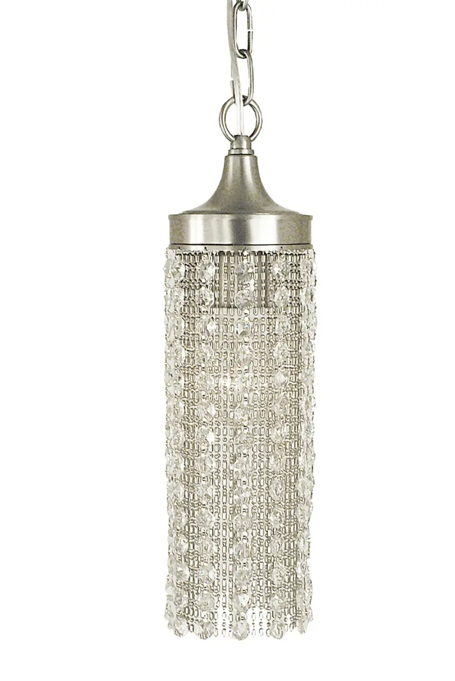 Penelope 1-Light Pendant in Brushed Nickel