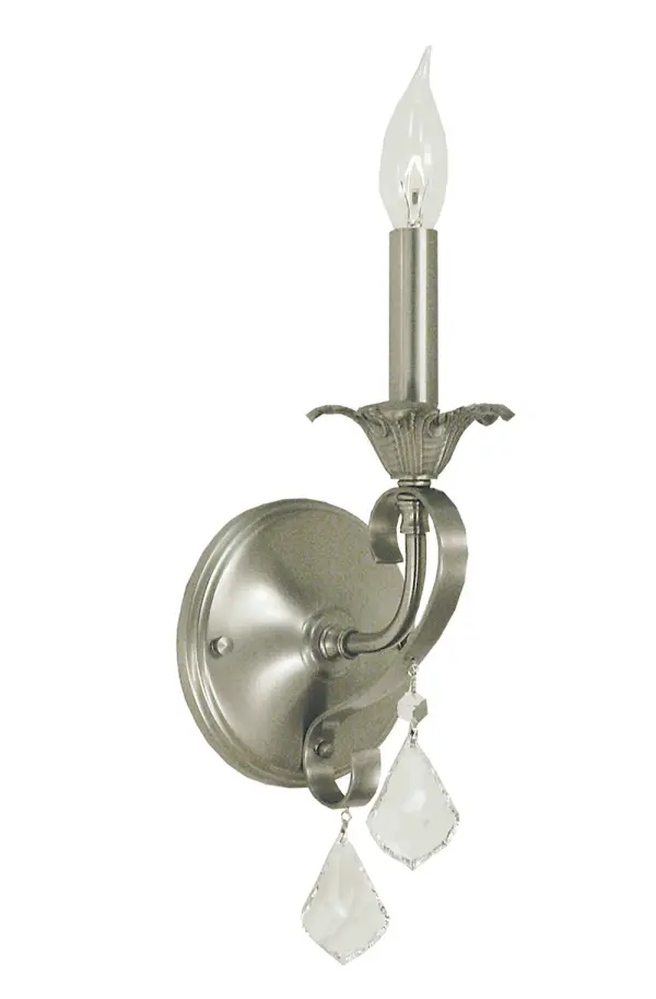 The Liebestraum sconce brings classic elegance to any space with its refined brushed nickel finish and compact 5-inch width. Perfect for hallways, bathrooms, and bedrooms where sophisticated lighting is needed without overwhelming the space.