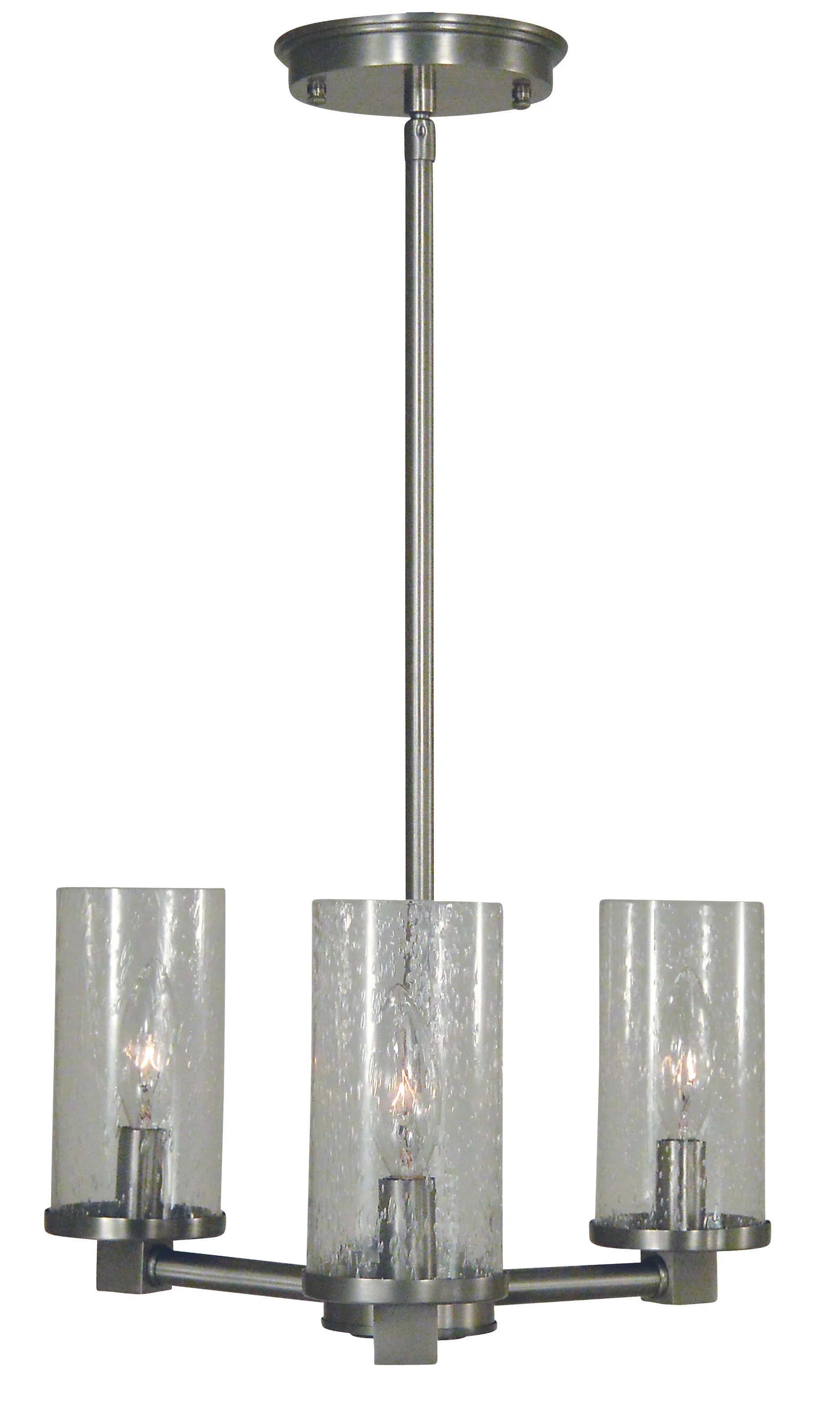 Three Light Chandelier 60.00W/Candelabra