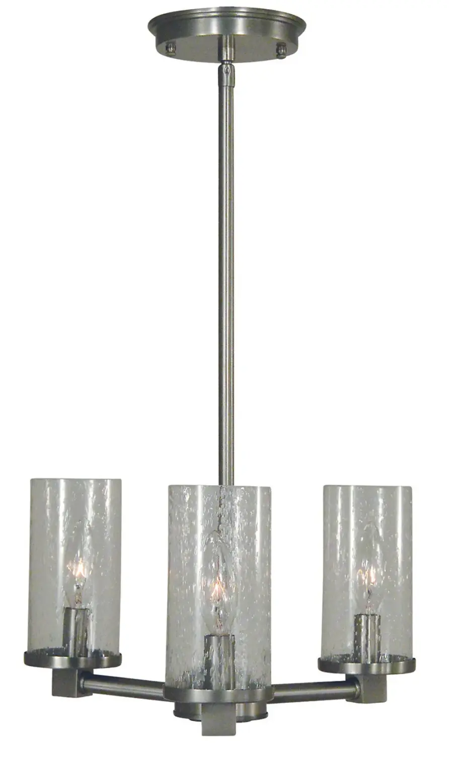 Lexi 3-Light Chandelier in Brushed Nickel