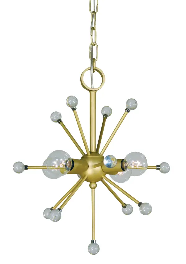 A classic mid-century sputnik lamp, Supernova will energize your space giving it a modern feel. Made in the USA.