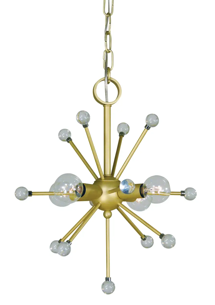Supernova Four Light Sputnik Chandelier