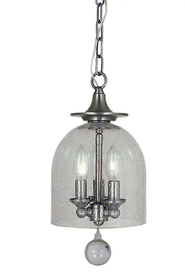 Hannover 3-Light Pendant in Brushed Nickel