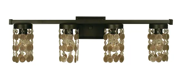 Naomi 4-Light Mahogany Bronze Sconce