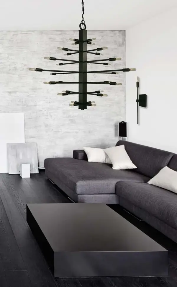 Simone 28-Light Chandelier in Mahogany Bronze - Image 2