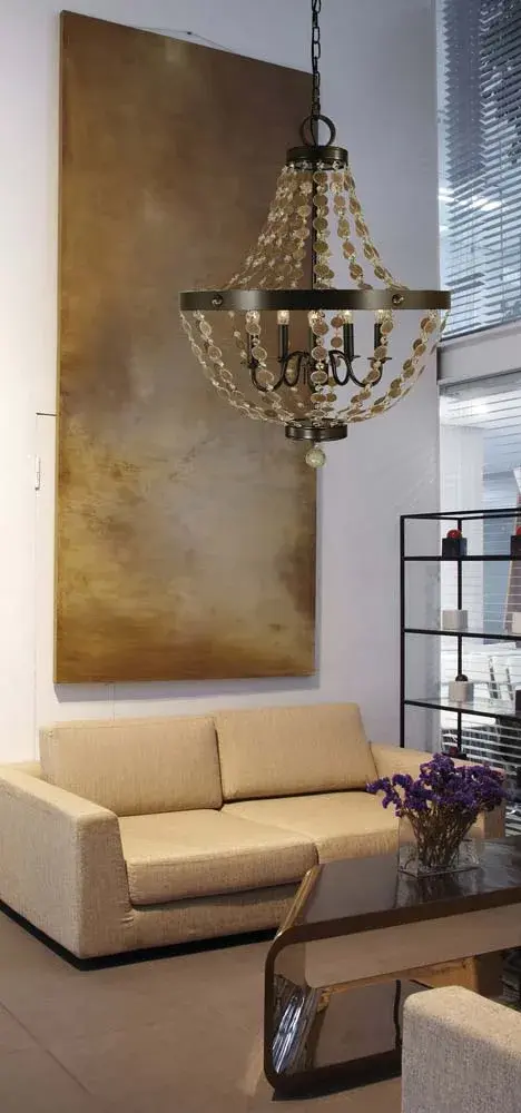 Naomi 5-Light Chandelier in Mahogany Bronze - Image 2