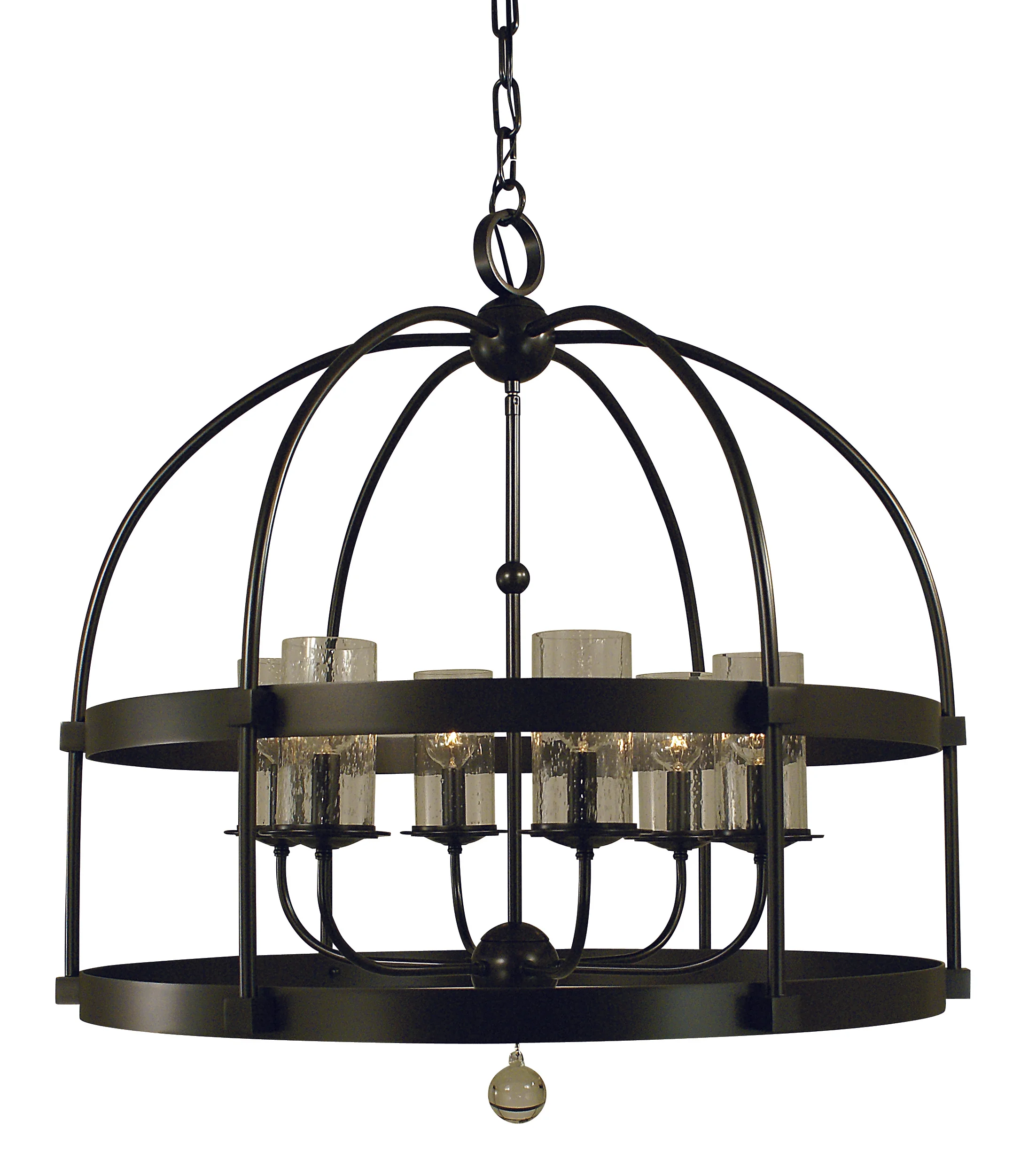 Six Light Foyer Chandelier 60.00W/Candelabra