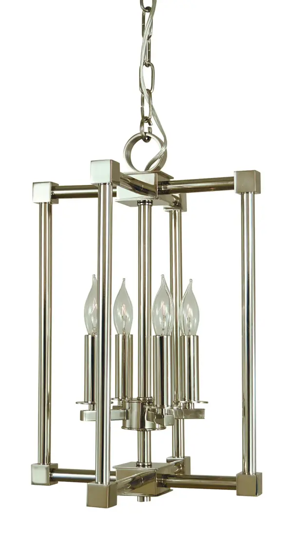 Lexington 4-Light Chandelier in Polished Nickel