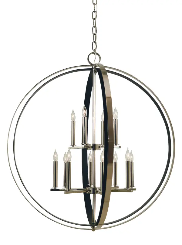 The latest Constellation series has a double strap inserted into the orb, and is finished in matte black, creating a great two tone effect. Every Framburg lighting product is hand made in the USA.