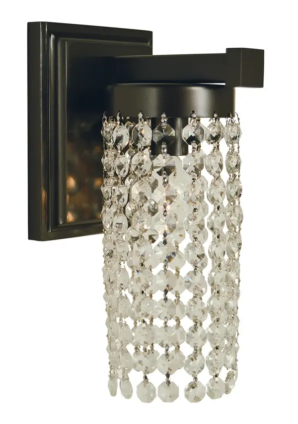Gemini 1-Light Wall Sconce in Mahogany Bronze
