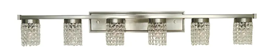 Gemini 6-Light Brushed Nickel Sconce