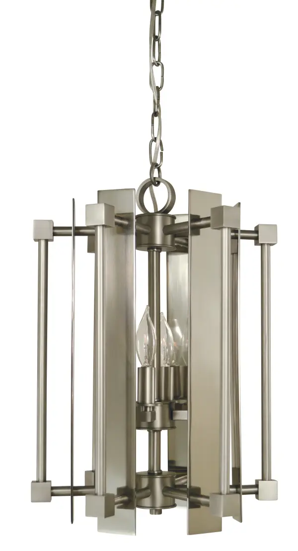 Mixed metal finishes add contrast to this linear line. All Framburg lighting fixtures are hand made in the U.S.A.
