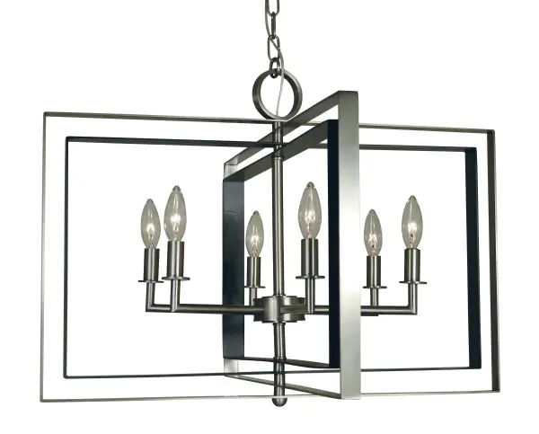 Six Light Chandelier 60.00W/Candelabra