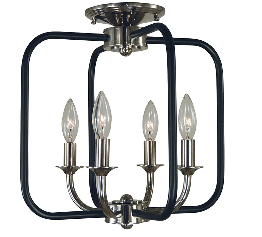 Boulevard 4-Light Flush Mount/Semi-Flush Mount