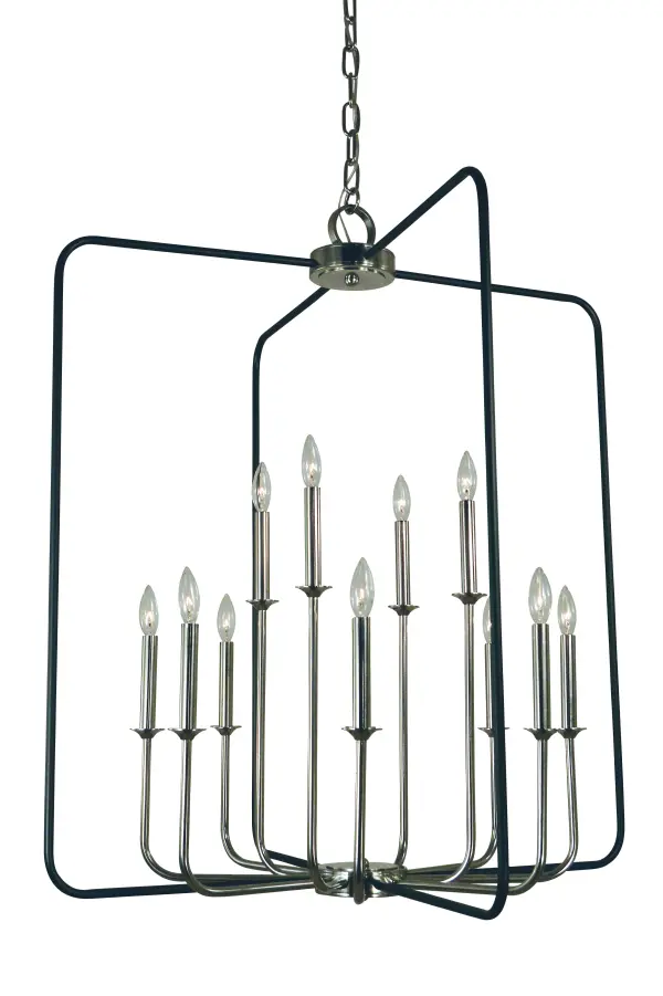 12 Light Chandelier 60.00W/Candelabra