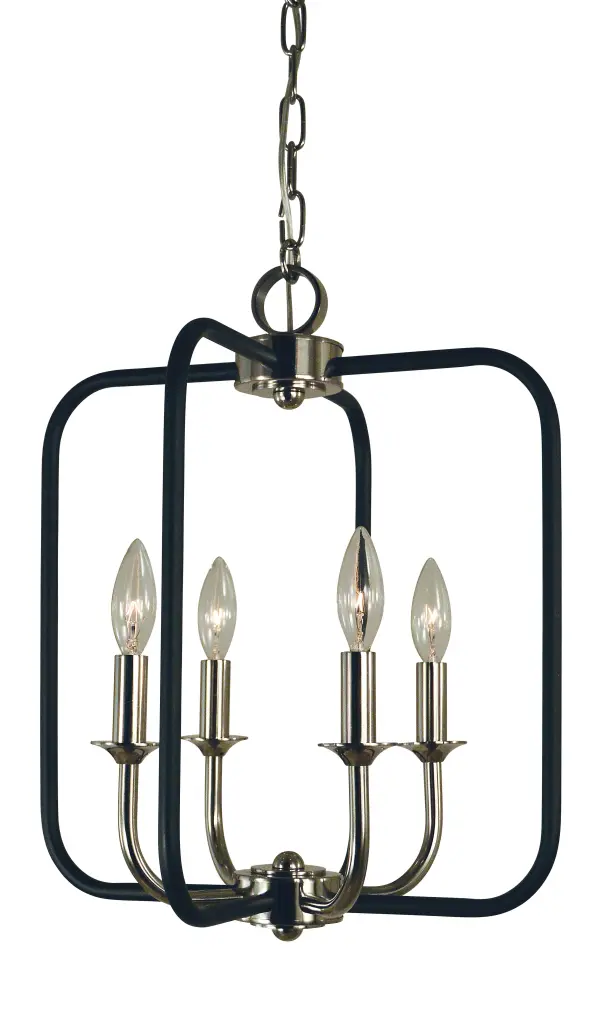 Four Light Chandelier 60.00W/Candelabra
