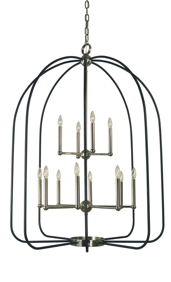 12 Light Chandelier 60.00W/Candelabra