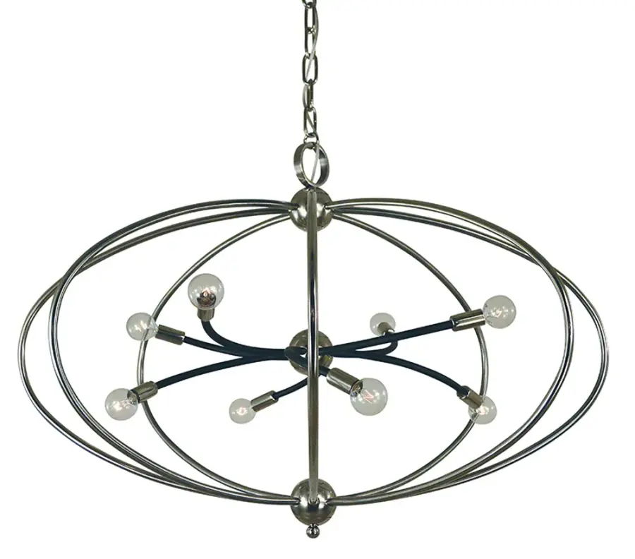 Orbit 8-Light Dining Chandelier