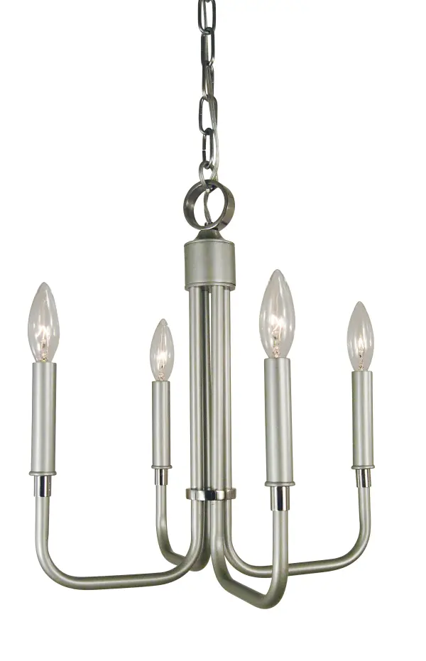 Four Light Chandelier 60.00W/Candelabra
