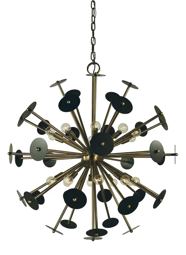 The Apogee foyer chandelier commands attention with 20 lights arranged in a sophisticated multi-tier design. Its substantial 36-inch width and 40-inch height create impressive visual impact in grand entryways and two-story spaces.