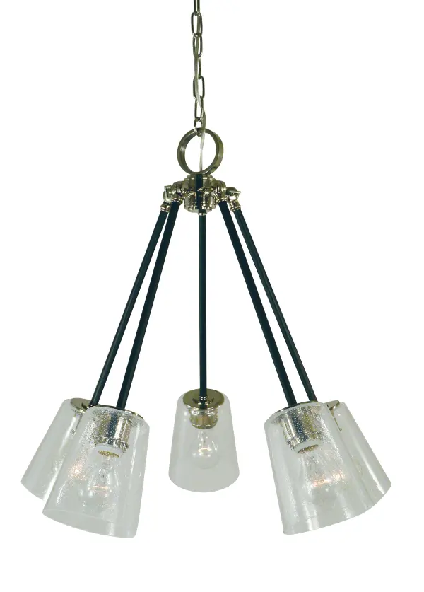 Five Light Chandelier 72.00W/Medium/Medium