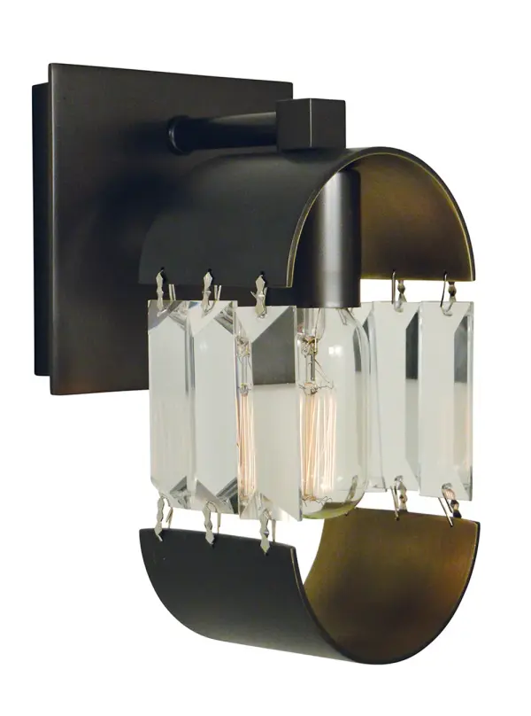 The Josephine sconce delivers classic elegance in a compact 5-inch profile. Its dual-tone bronze finish adds depth and sophistication, making it ideal for hallways, bathrooms, and intimate spaces requiring refined accent lighting.