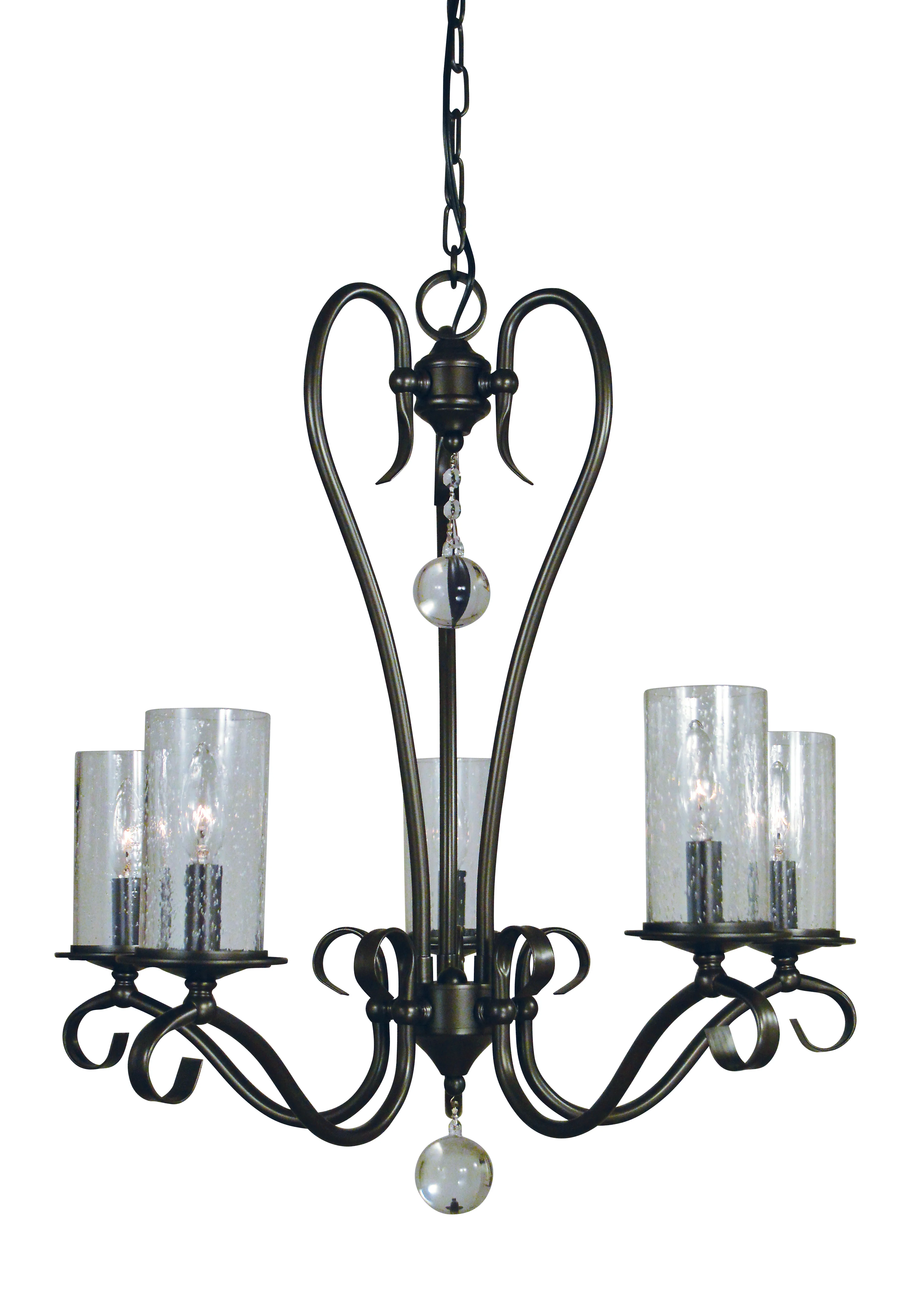 Five Light Chandelier 60.00W/Candelabra