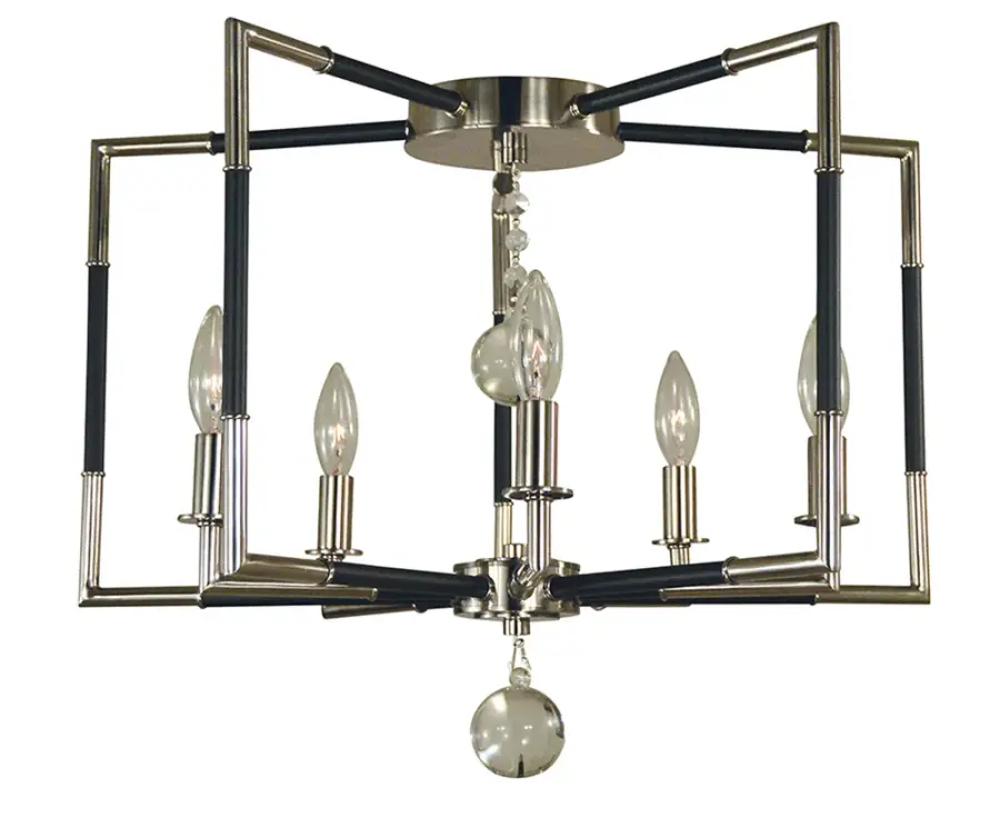 Felicity 5-Light Flush Mount/Semi-Flush Mount