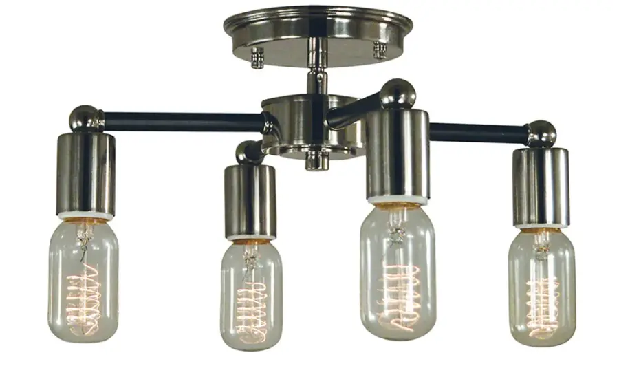 Nebula 4-Light Flush Mount/Semi-Flush Ceiling Light