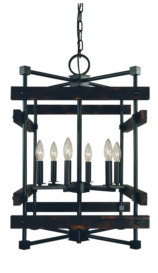 Rustic Chic 6-Light Chandelier