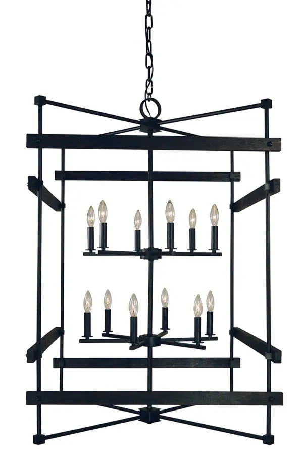 Rustic Chic 12-Light Chandelier - Image 1