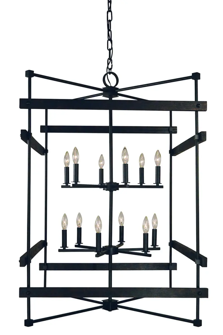 Rustic Chic 12-Light Chandelier - Image 1